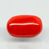 Natural Red Italian Coral |5H50| Oval Cabochon| Govt. Lab Certified | Report No.11877D47665