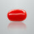 Natural Italian Red Coral (Moonga) oval cabochon, report no. 11877D47665