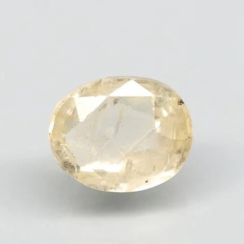 Natural Yellow Sapphire |KB|Oval Mixed | Transparent | Govt. Lab Certified | Report No.12000D48547
