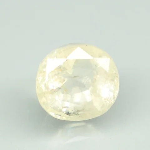 Natural Yellow Sapphire |KB 12k500|Oval Mixed | Transparent | Govt. Lab Certified | Report No.11775D47379