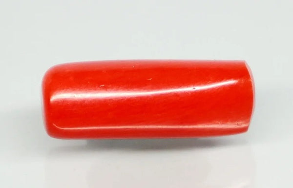 Natural Italian Red Coral (Moonga) 9.17 ratti, certified (report 12675D51972) – Tushar Gems