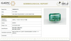 Natural Emerald | 028.0| Govt. Lab Certified | Octagon StepReport No- 10828D43712