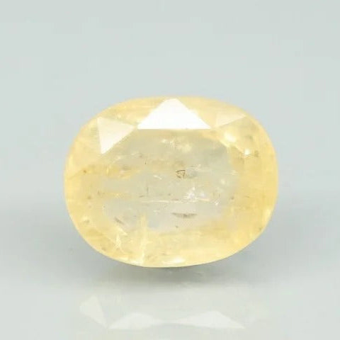 Natural Yellow Sapphire |06.50|OvalMixed | Transparent | Govt. Lab Certified | Report No. 11934D48152