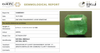 IIGJ certificate 13438D54811 for natural Emerald from Tushar Gems