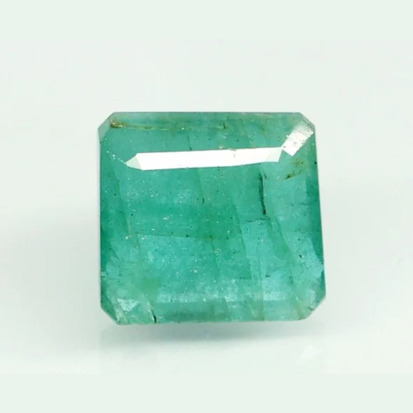 Natural Emerald (Panna) octagon step cut loose gemstone, report no. 13439D54818