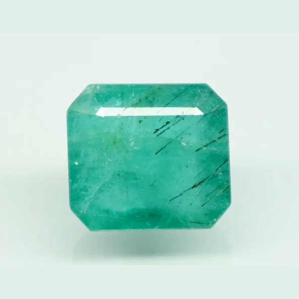 Natural Emerald (Panna) octagon step cut loose gemstone, report no. 13439D54820