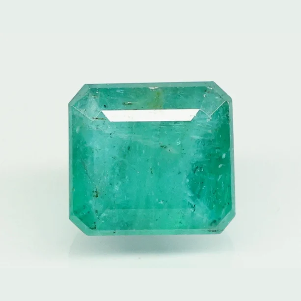 Natural Emerald (Panna) octagon step cut loose gemstone, report no. 13439D54821