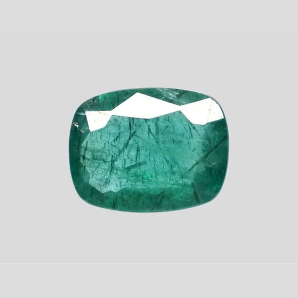 Natural Emerald (Panna) cushion mixed cut loose gemstone, report no. 13486D55311