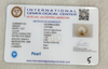 Natural Pearl 5.00 Ratti IGCDKBAJ42569 IGC certificate