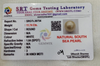 SRT Gems Testing Laboratory certificate SRGTL30754 for Natural South Sea Pearl from Tushar Gems