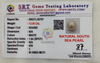 SRT Gems Testing Laboratory certificate SRGTL30797 for Natural South Sea Pearl from Tushar Gems
