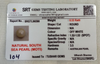 SRT Gems Testing Laboratory certificate SRGTL96590 for Natural South Sea Pearl from Tushar Gems