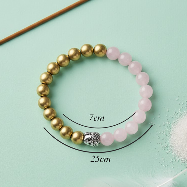 PYRITE & ROSE QUARTZ LOVE & WEALTH