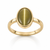 Natural Cat's Eye (Lehsunia) ring on white background - Tushar Gems