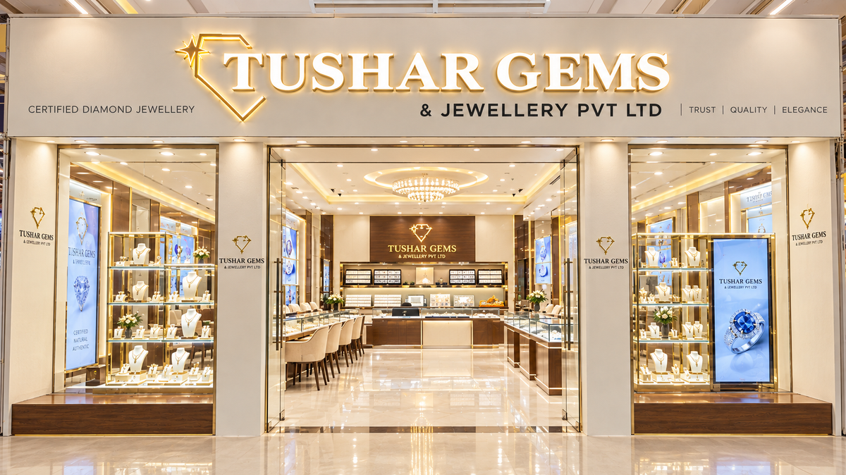Tushar Gems showroom, Karol Bagh, New Delhi