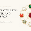 Navratna ring — the nine gemstones in their traditional order | Tushar Gems