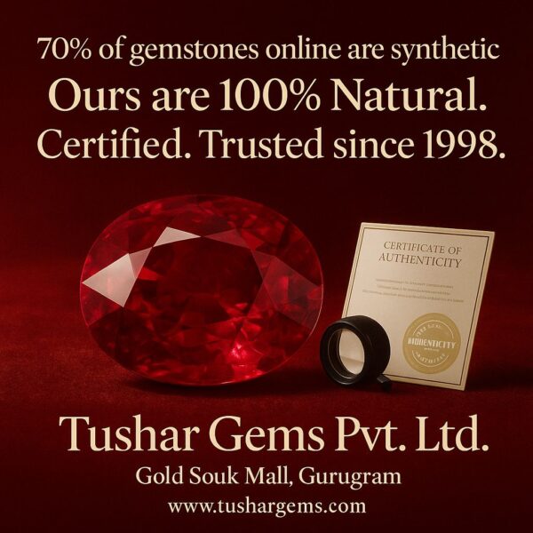 💎 Why Authentic Gemstones Matter: The Tushar Gems Promise of Purity