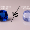 Kashmir vs ceylon blue sapphire . A complete comparison