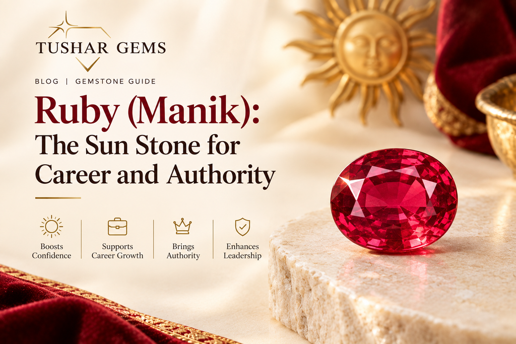 Ruby (Manik) - the Sun stone - Tushar Gems