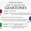 How to care for your gemstones - Tushar Gems