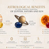 ⁠ ⁠Astrological benefits of these powerful gemstones of Jupiter, Saturn and Sun and rules for wearing them.