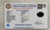Natural Indian Blue Sapphire |8H00| Oval Mixed Cut | IGC Certified No.: IGCDKBAJ41264
