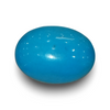 Natural Turquoise | Certified | Oval Cabochon | Sea BlueCertificate No.: IGCDKBAJ44693 image 1