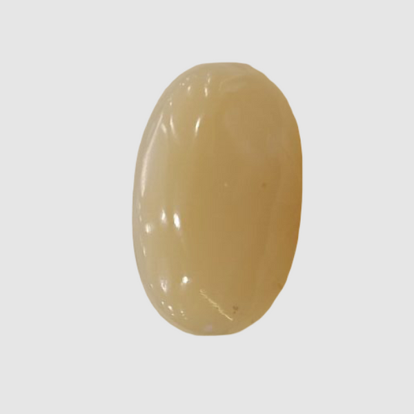 Natural White Opal 8.06Ratti| Oval Cabochone | Certified No. IGCDKBAJ42915 image 1