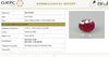 Natural Purplish Red Ruby | Certified Unheated Gemstone | Oval Mixed | 6.24 Ratti | 5.62 ct |8891D36290 image 1