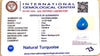 Natural Turquoise | Certified | Pear Shape | Sea Blue Description:Certificate No.: IGCDKBAJ44684 image 1
