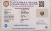 Natural Cat’s Eye: The Stone of Ketu for Protection and Spiritual Growth Summary No IGCDKBAJ41296 image 2