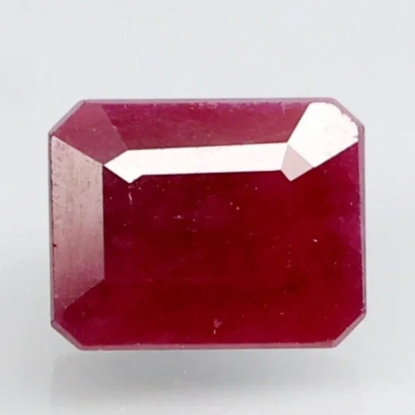 Natural Ruby | Octagon Step | Untreated | Govt. Lab Certified | 10805D43605