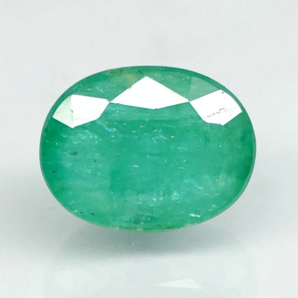 Natural Emerald | Govt. Lab Certified | Oval Mixed Report No- 10805D43620