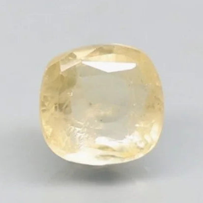 Natural Yellow Sapphire | Cushion Mixed Cut | Transparent | Govt. Lab Certified | Report No. 10828D43699