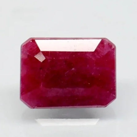 Natural Ruby | Octagon Step | Untreated | Govt. Lab Certified | 10828D43701