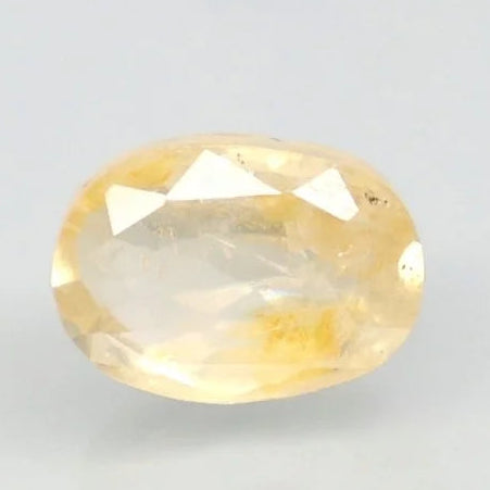 Natural Yellow Sapphire | Oval Mixed | Transparent | Govt. Lab Certified | Report No. 10979D44345