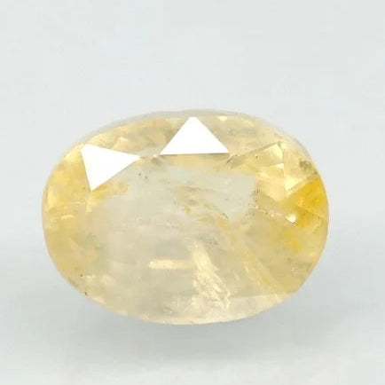 Natural Yellow Sapphire | Oval Mixed | Transparent | Govt. Lab Certified | Report No. 10979D44347