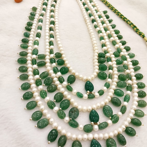 Emerald-Pearl Necklace: A Timeless Union of Elegance and Luxury-G.STB03 image 2