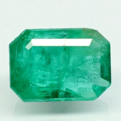Natural Emerald |35H00| Govt. Lab Certified | Octagon Step | Green Report No.12938D53294
