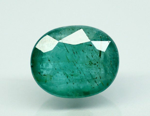 Natural Emerald Oval Mixed Green Report No.12938D53296