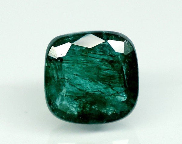Natural Emerald Cushion Mixed Green Report No.12938D53304