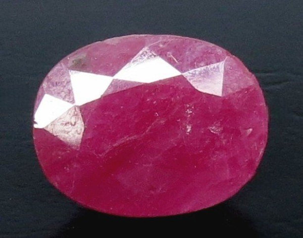 Natural Purplish Red Ruby |8H50| Certified | Oval Mixed Cut Report No. 12939D53314