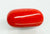 Natural Italian Red Coral (Moonga) oval cabochon, report no. 12992D53461