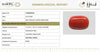 Govt. Lab certificate of authenticity - Report No. 13486D55323