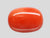 Natural Red Italian Coral 9H50 Oval Cabochon - Report No. 13487D55345