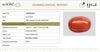 Govt. Lab certificate of authenticity - Report No. 13487D55346