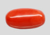 Natural Red Italian Coral 6H50 Oval Cabochon - Report No. 13487D55347