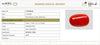 Govt. Lab certificate of authenticity - Report No. 13762D56720