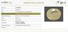 IIGJ Certificate 14372D60343 – Natural Yellow Sapphire