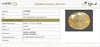 IIGJ Certificate 14372D60356 – Natural Yellow Sapphire